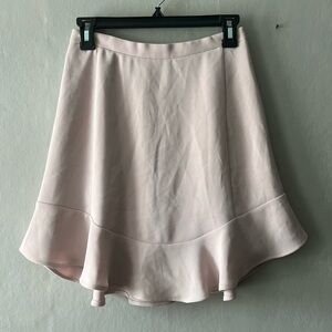 J.Crew Dusty Pink Drapey Twill Swing Skirt Size 00